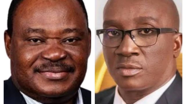 Jimoh Ibrahim congratulates APC candidate, Okpebholo on victory