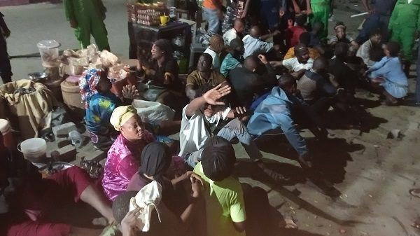 Lagos Taskforce conducts late-night raid on street traders, homeless