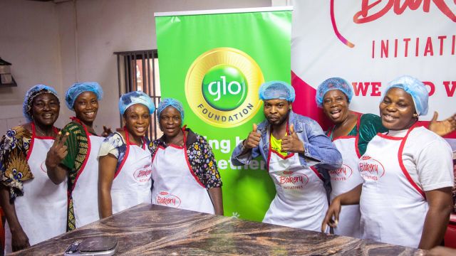 Glo Skillbridge equips Lagos street sweepers with new skills