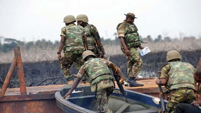 Navy deactivates 7 illegal refining sites in Delta