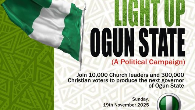 The United Church: Our vision is to produce Ogun’s next governor — Apostle Olawoye