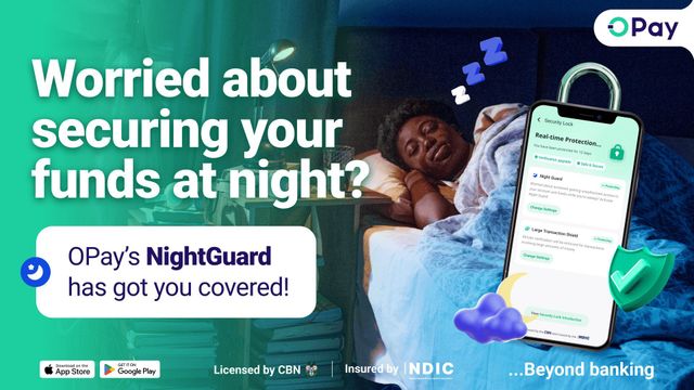 OPay targets growing fraud threat with launch of ‘Nightguard’ feature