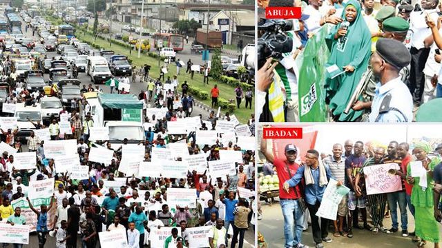 Nigeria @64: Protests rock Lagos, Osun, Oyo, others as Nigerians demand relief from hunger, hardship