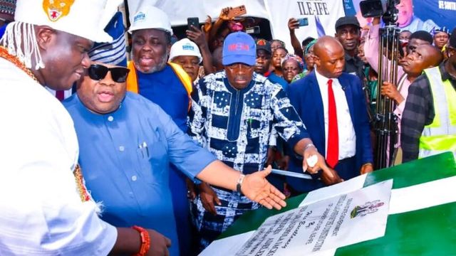 Adeleke flags off N14.9bn flyover bridge in Ile-Ife