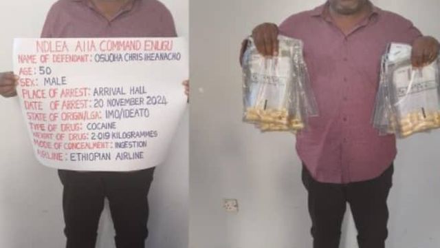 NDLEA seizes N4.3bn worth of opioids, arrests man who swallowed 90 pellets of cocaine