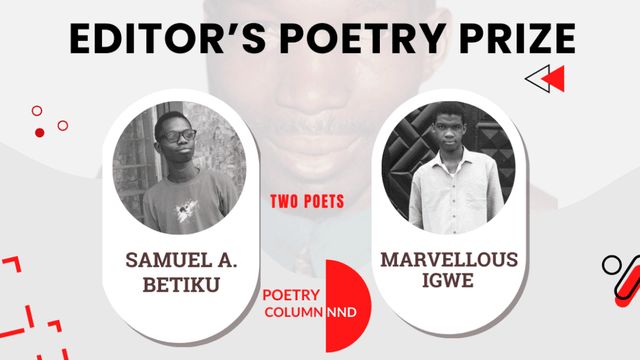 WINNERS: FOLORUNSHO EDITOR’S POETRY PRIZE 2024