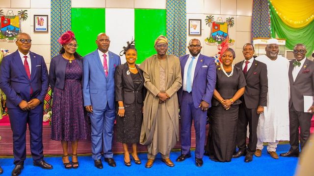 Sanwo-Olu swears in eight new permanent secretaries, urges professionalism, accountability