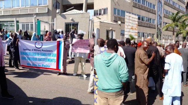 DHQs warns retired soldiers to end protests at Finance Ministry
