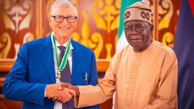 Tinubu confers national honour on Bill Gates
