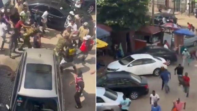 Traders, soldiers clash at Banex Plaza in Abuja