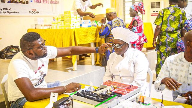Lagos lawmaker provides 750 free eyeglasses, 50 cataract surgeries for constituents