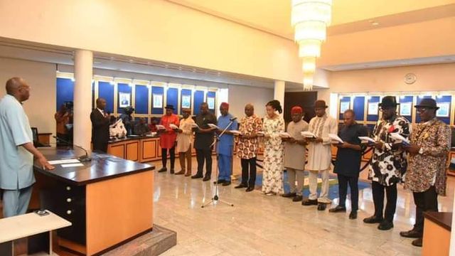 Fubara swears in new Caretaker Committee Chairmen for 23 LGAs