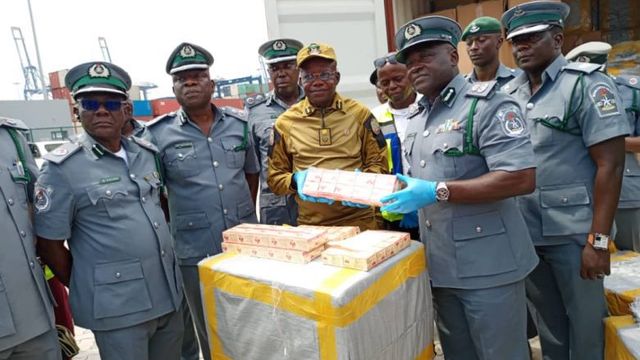 Customs intercepts Tramadol worth over N8.6bn at Abuja Airport, hands over to NDLEA