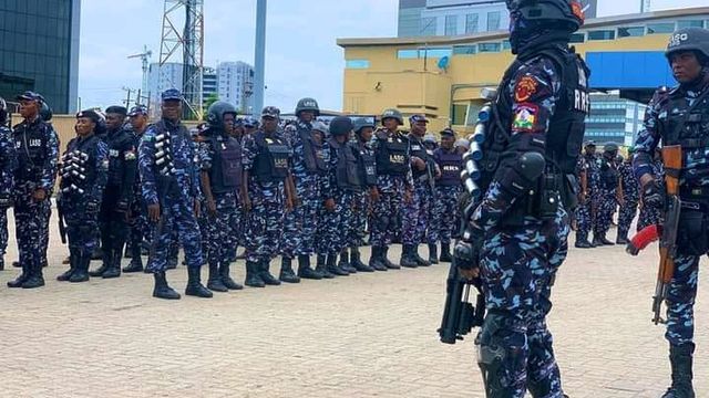 JUST IN: Massive security at N’assembly as Tinubu presents N47.96tn budget
