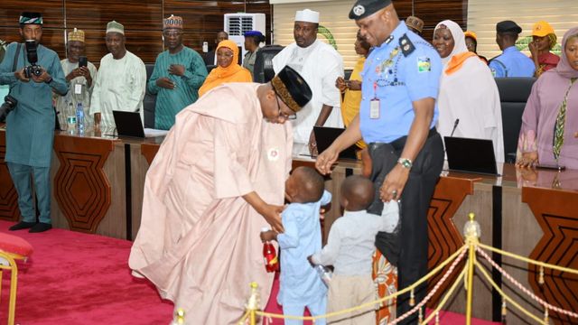 Bauchi Gov reunites three stolen kids with parents