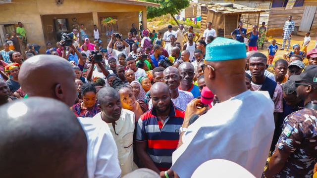 Oyebanji visits gallant firefighter injured during operation