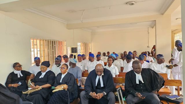 BREAKING: Lagos lawmakers arrive court over Obasa’s removal (PHOTOS)