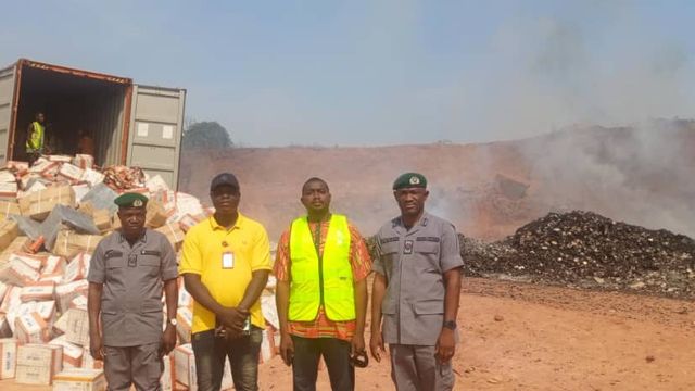NSA, Customs, and others destroy illicit drugs in Lagos worth billions