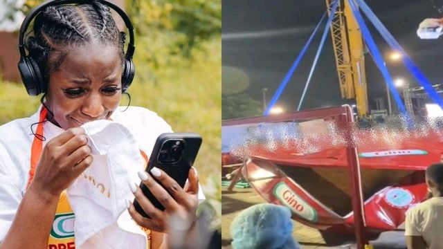Chaos as Hilda Baci’s jollof pot collapses during GWR attempt