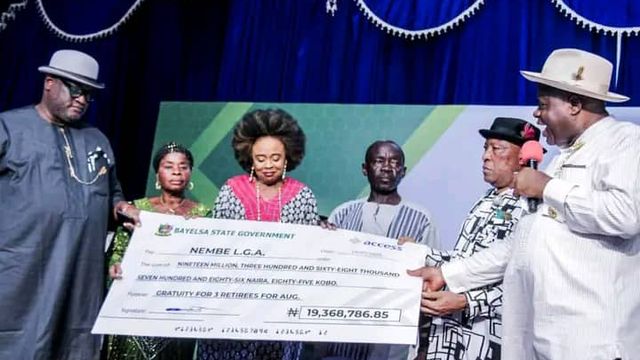 Bayelsa LG councils settle N12bn pension arrears