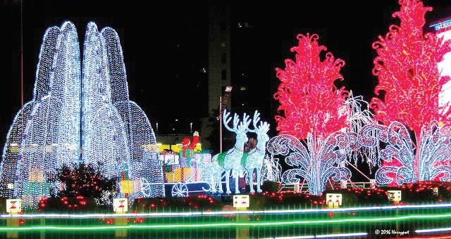 Lagos dazzles with spectacular Christmas lights, spreading holiday joy across the city