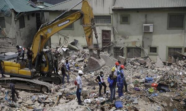 Update: 5 dead, 15 rescued in Lagos building collapse