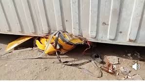 Three crashed to death in Ogbomoso as container falls on tricycle