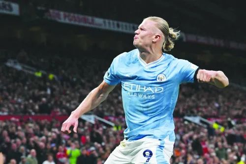 EPL: Haaland nets brace as Man United stumble 3-0 at Etihad