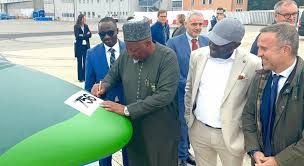 Defence minister inspects ongoing production of NAF aircraft, helicopters in Italy
