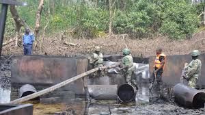 Troops recover stolen crude and arrested 17 suspected oil thieves in Niger Delta