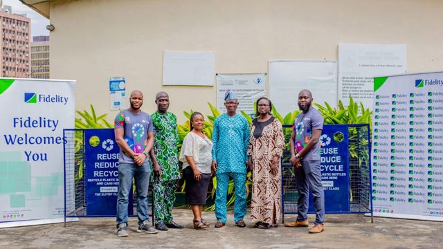 Fidelity Bank, NCF boost waste management awareness, donate recycling bins to YABATECH