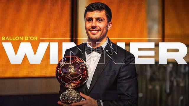 Ballon d’Or 2024: Rodri wins men’s Ballon d’Or award
