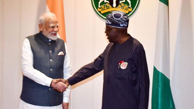 Tinubu confers national honour of GCON on Indian PM Modi