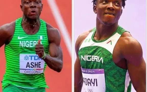 Ajayi, Ashe fail to reach men’s 100m final