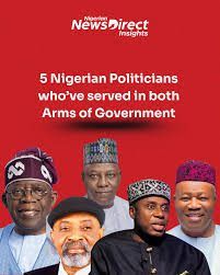5 Nigerian Politicians who have served in both the legislative and executive arms of government