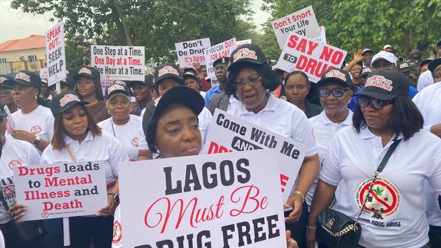 Lagos First Lady champions awareness campaign to combat drug abuse