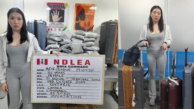 Court sentences Canadian lady to 11 years imprisonment for importing illicit drug into Nigeria