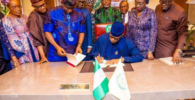 Gov Abiodun signs N1.054trn appropriation bill into Law
