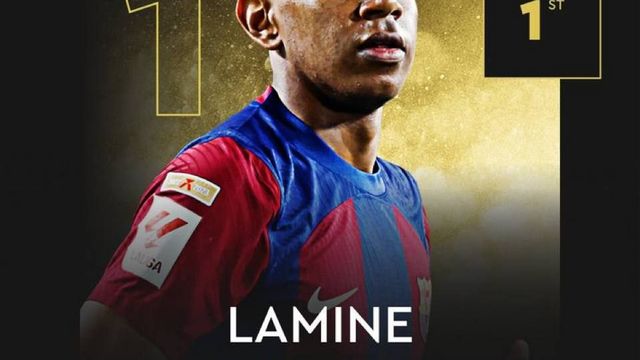 Ballon d’Or: Barcelona wonder kid Yamal claims 2024 Kopa Trophy