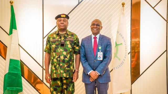 Maritime security: Chief of Naval staff visits NIMASA