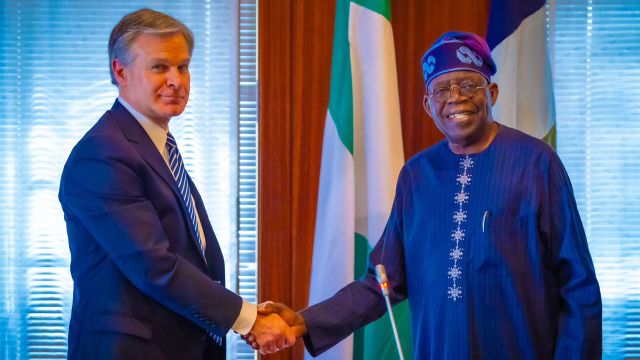 Tinubu calls for stronger collaboration with FBI to fight cybercrime, terrorism