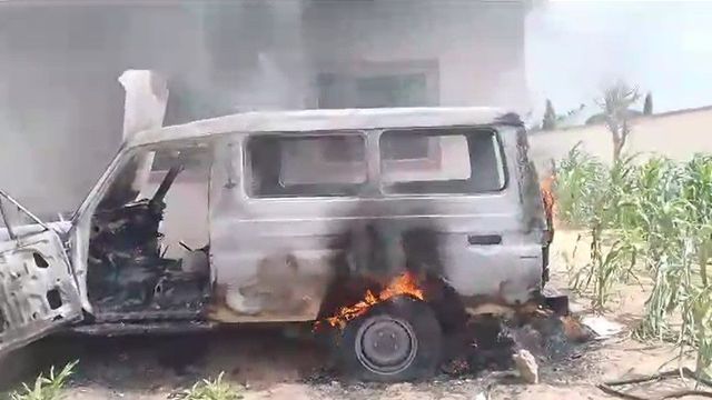 #EndBadGovernanceInNigeria: Hoodlums attack Yobe Red Cross office, burn vehicles