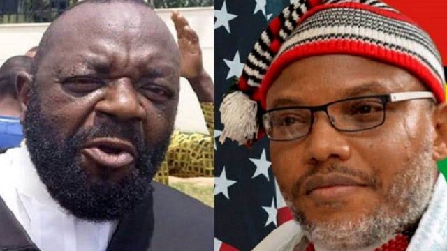 US Strikes: Ejimakor urges FG to relocate Kanu from Sokoto