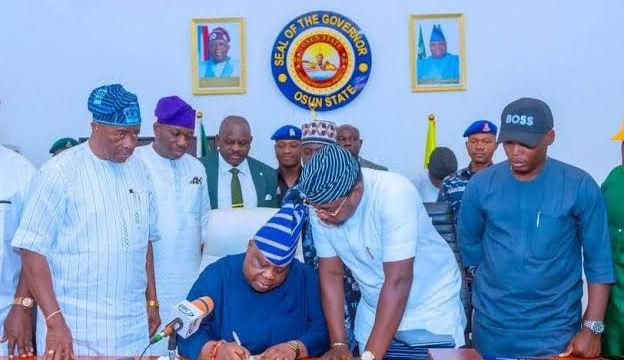 Adeleke signs 2026 appropriation bill into law