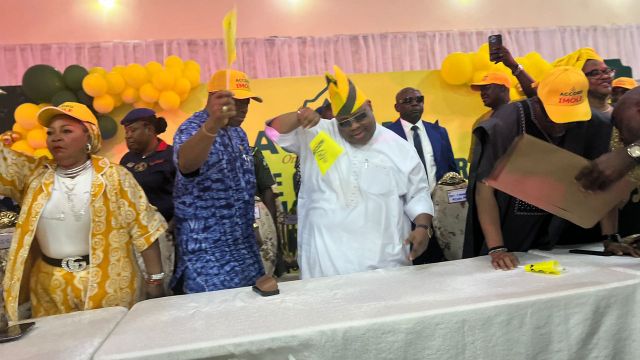 JUST IN: Gov Adeleke emerges Accord flagbearer in 2026 gubernatorial poll