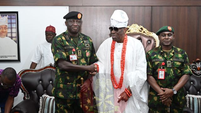 COAS visits Oba of Lagos, seeks traditional backing for Army operations