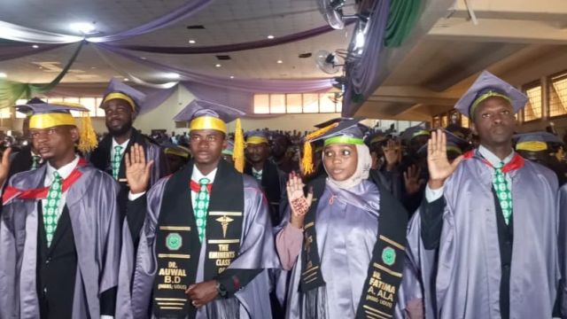 MDCN inducts 122 new medical doctors in Danfodiyo university