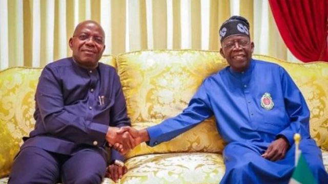 Abia Gov Otti denies plans to join APC, Says visit to Tinubu focused on Nnamdi Kanu