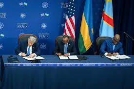 Trump brokers peace deal between DR Congo, Rwanda in Washington