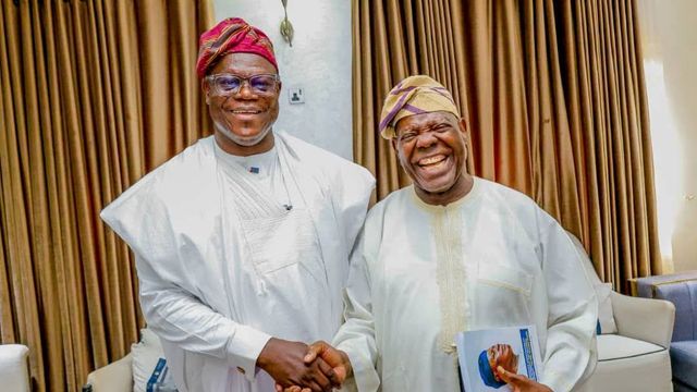 Basiru hails Bisi Akande at 87, hails him as rock of Gibraltar for Progressives